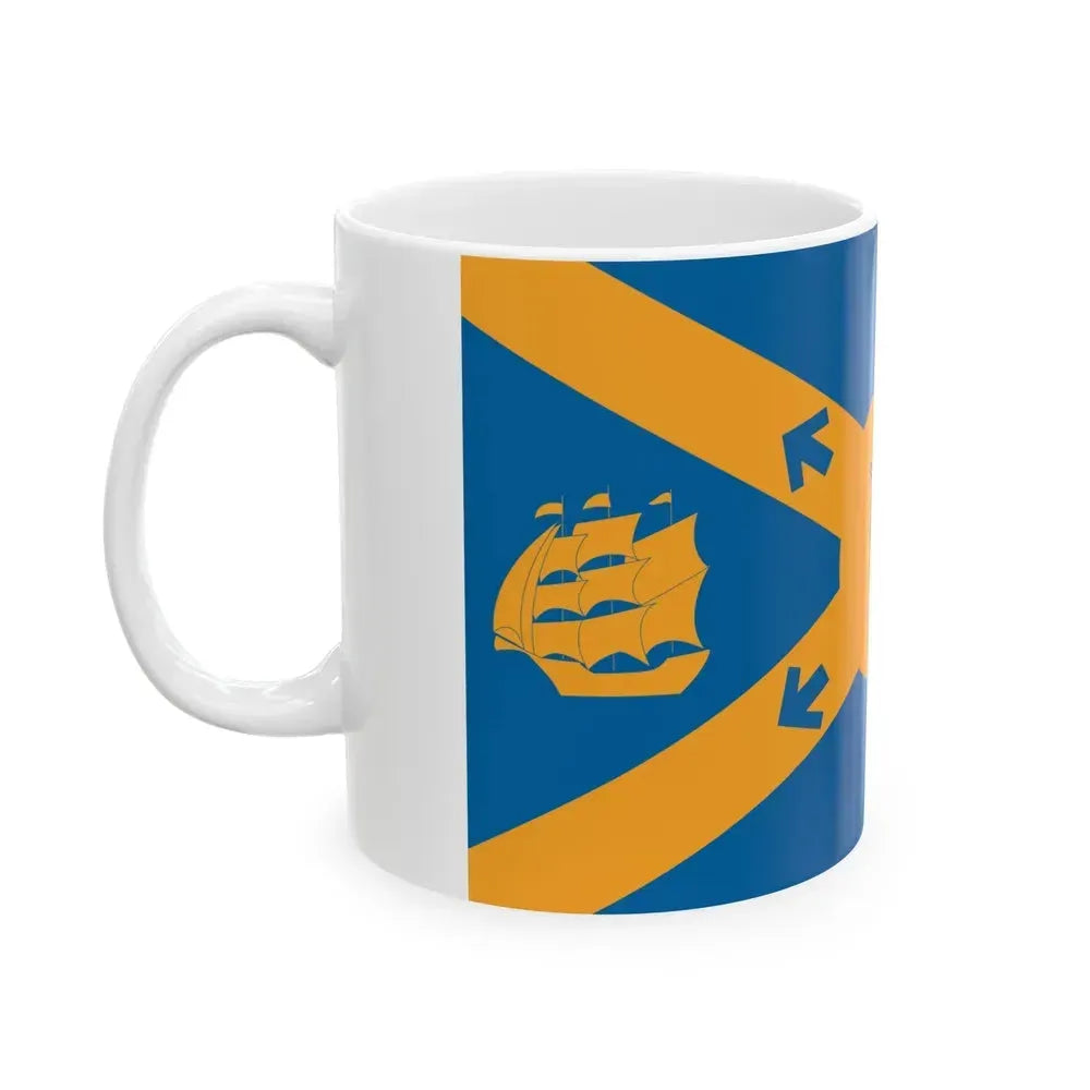 Flag of Halifax Canada - White Coffee Mug - Go Mug Yourself
