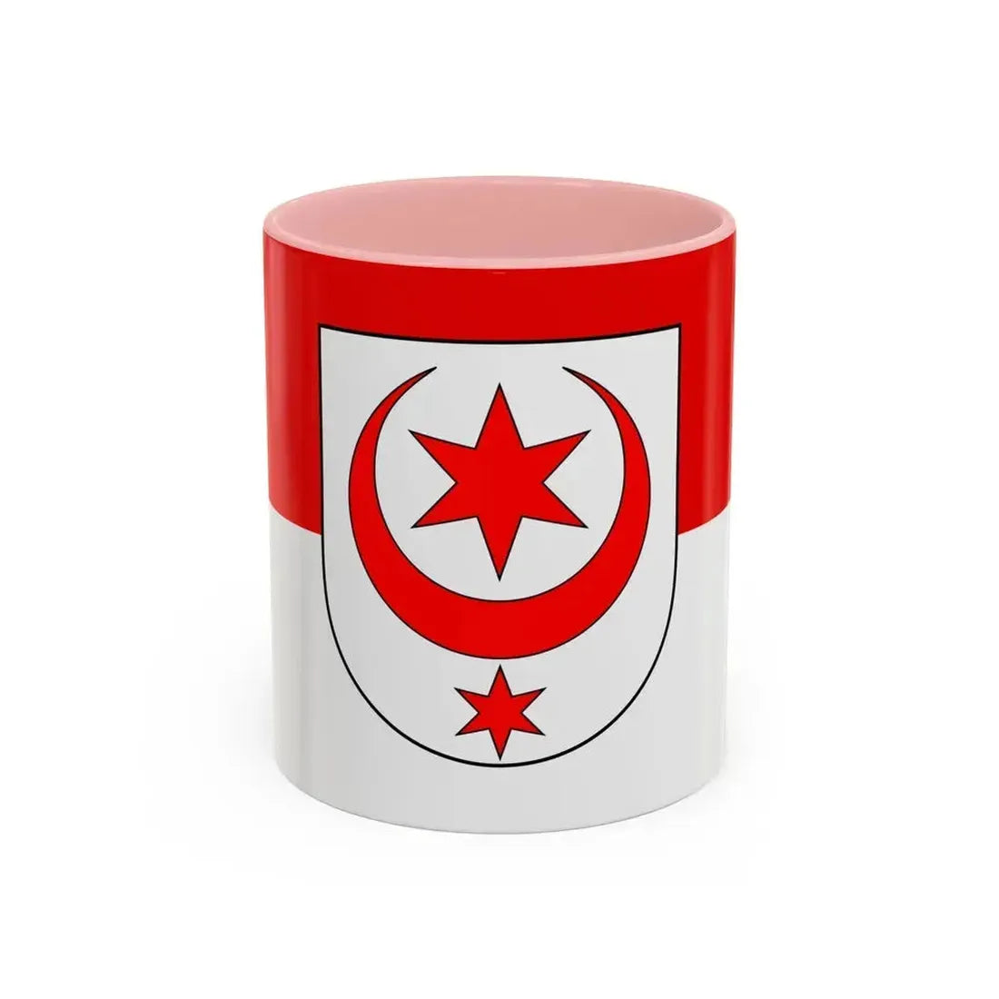 Flag of Halle Saale Germany - Accent Coffee Mug 11oz Pink - Go Mug Yourself