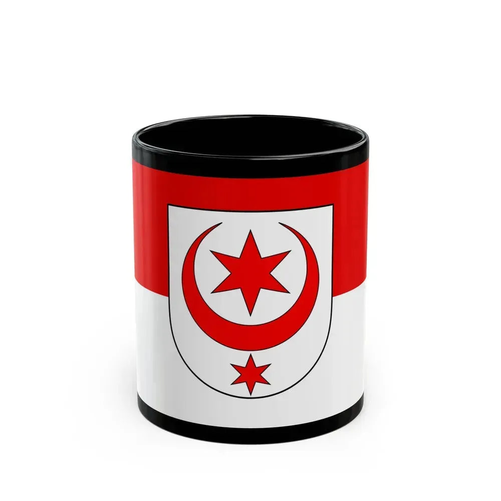 Flag of Halle Saale Germany - Black Coffee Mug 11oz - Go Mug Yourself