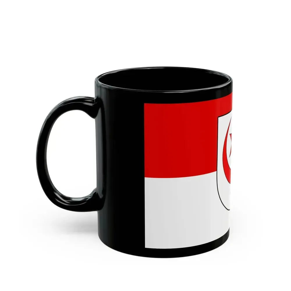 Flag of Halle Saale Germany - Black Coffee Mug - Go Mug Yourself