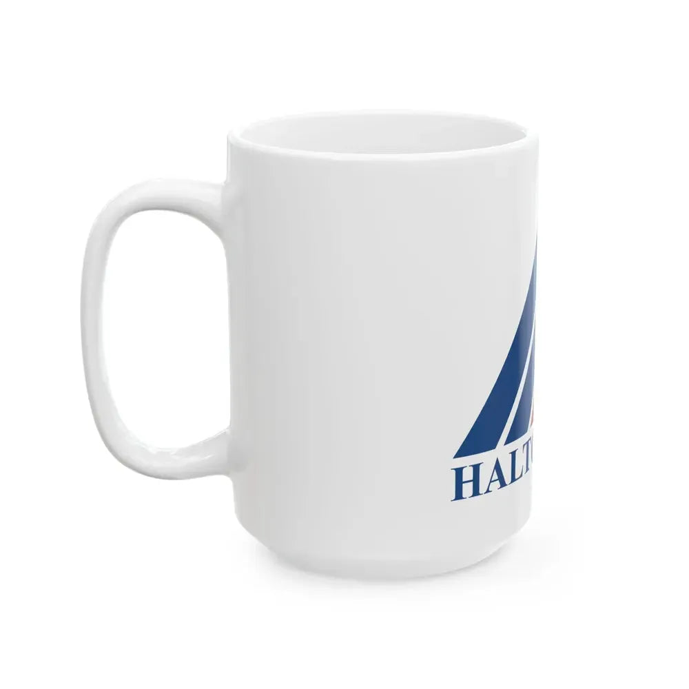 Flag of Haltom City Texas (United States) White Coffee Mug - Go Mug Yourself