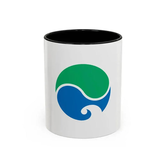 Flag of Hamamatsu Shizuoka Japan - Accent Coffee Mug 11oz Black - Go Mug Yourself
