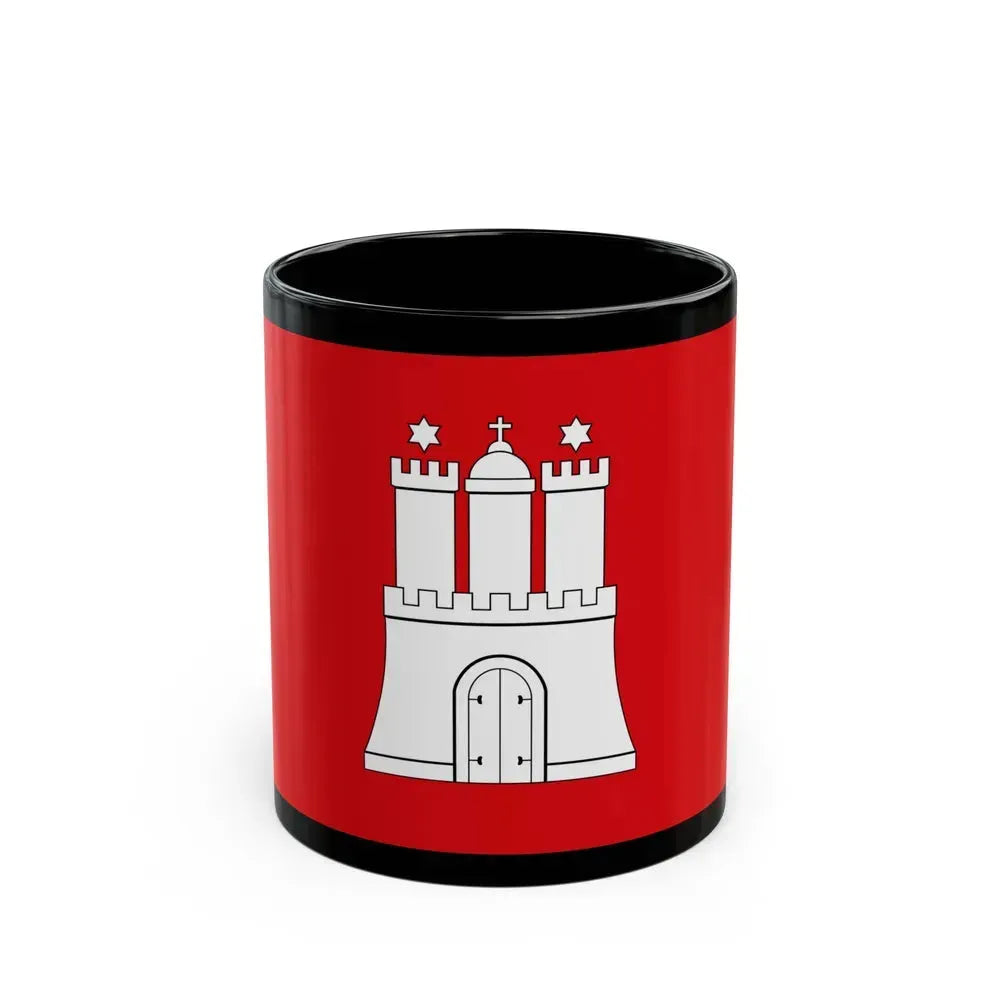Flag of Hamburg Germany - Black Coffee Mug 11oz - Go Mug Yourself