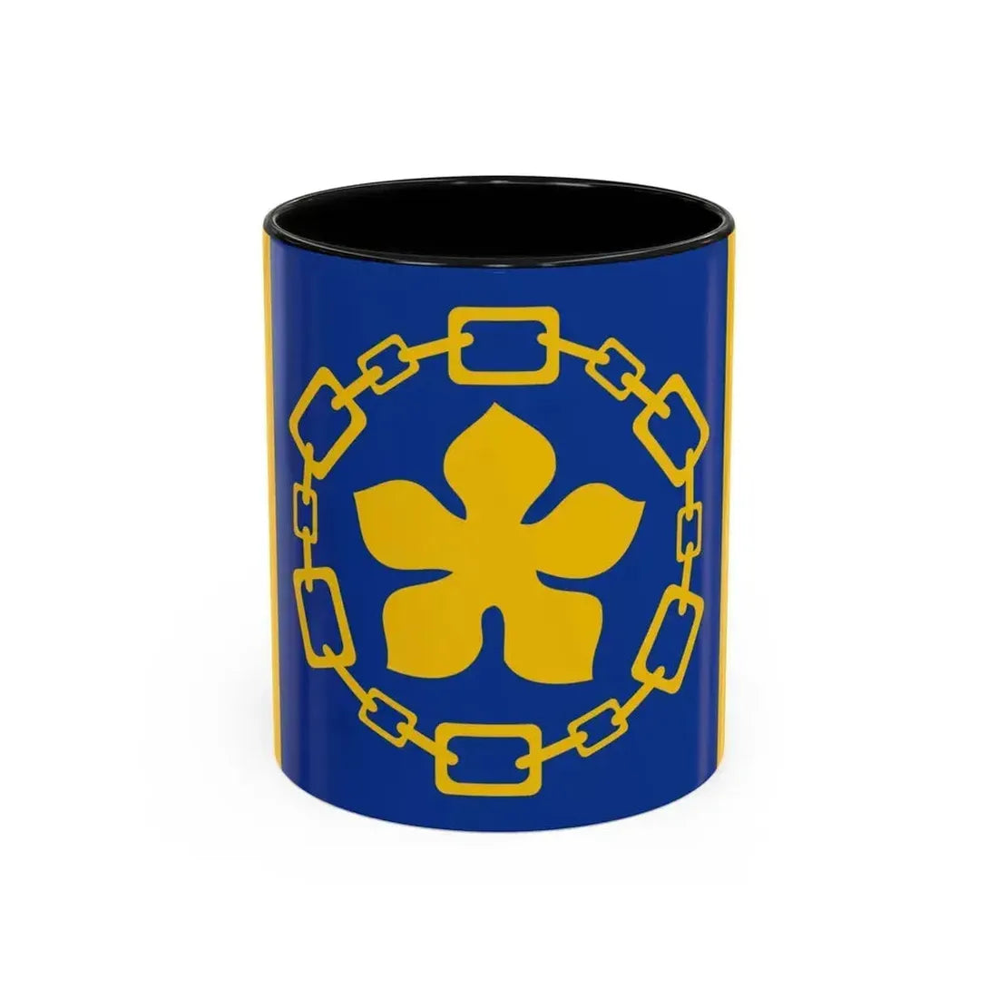 Flag of Hamilton Canada - Accent Coffee Mug 11oz Black - Go Mug Yourself