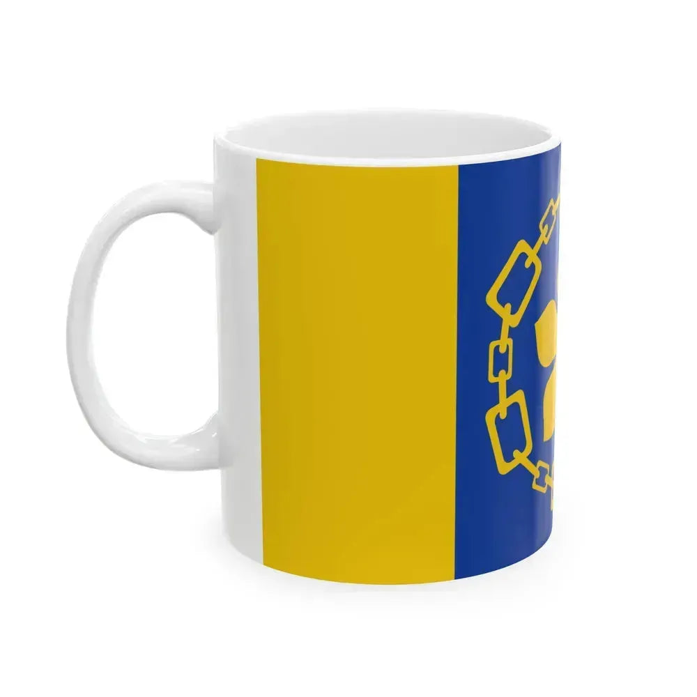 Flag of Hamilton Canada - White Coffee Mug - Go Mug Yourself
