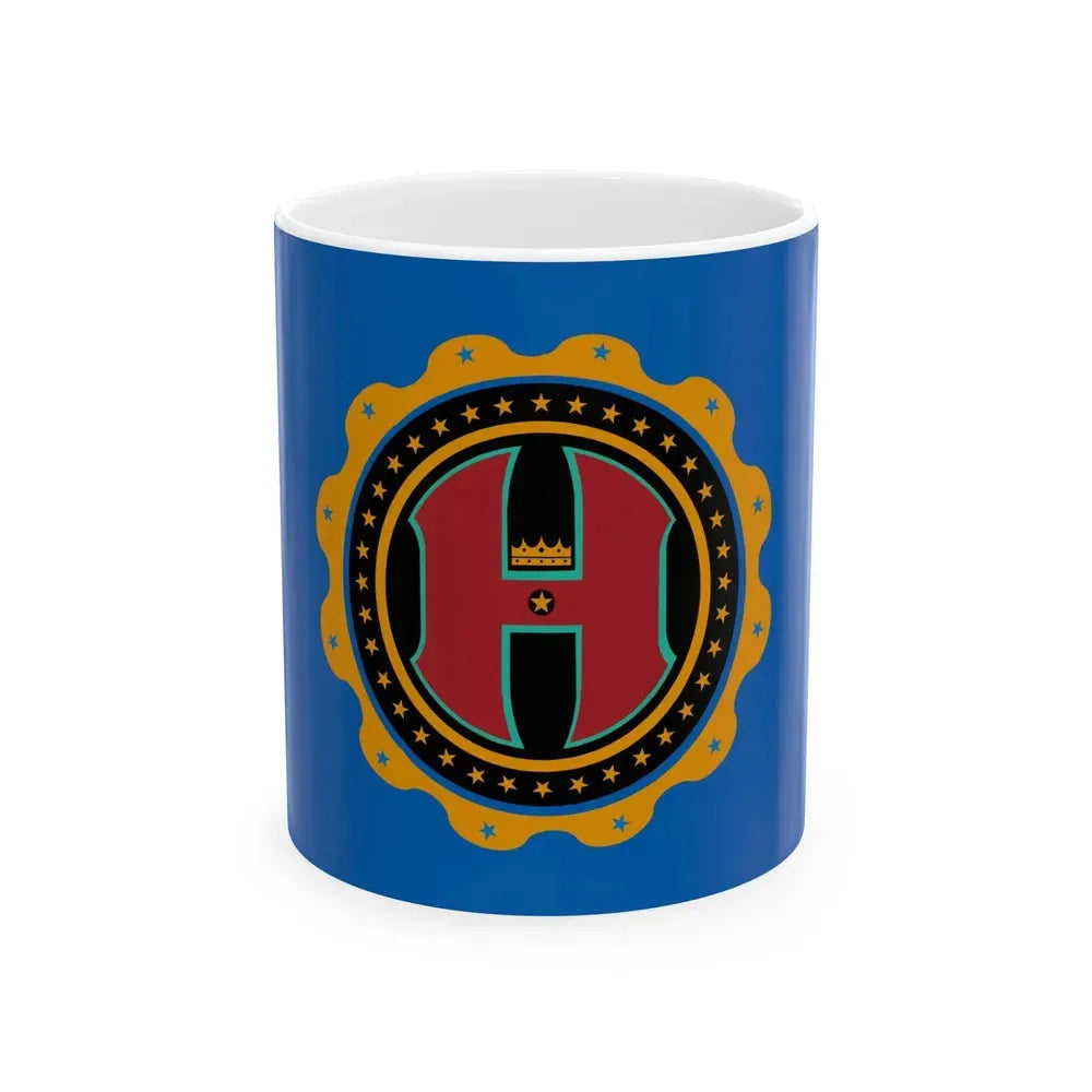 Flag of Hamilton County Ohio (United States) White Coffee Mug 11oz - Go Mug Yourself