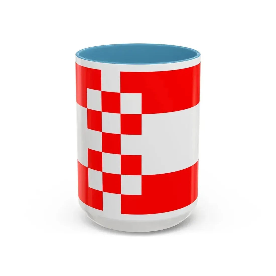 Flag of Hamm Germany - Accent Coffee Mug 15oz Light Blue - Go Mug Yourself