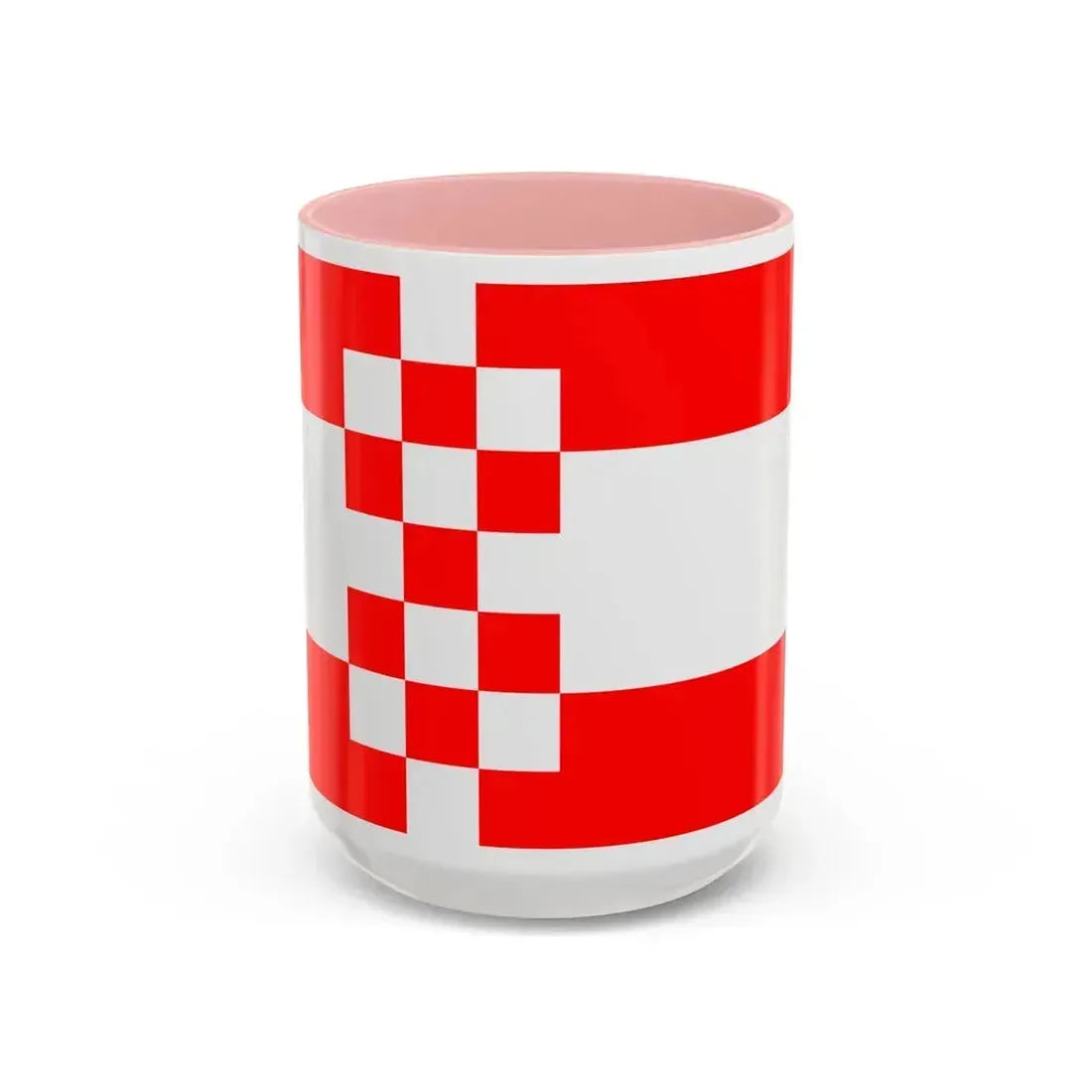 Flag of Hamm Germany - Accent Coffee Mug 15oz Pink - Go Mug Yourself