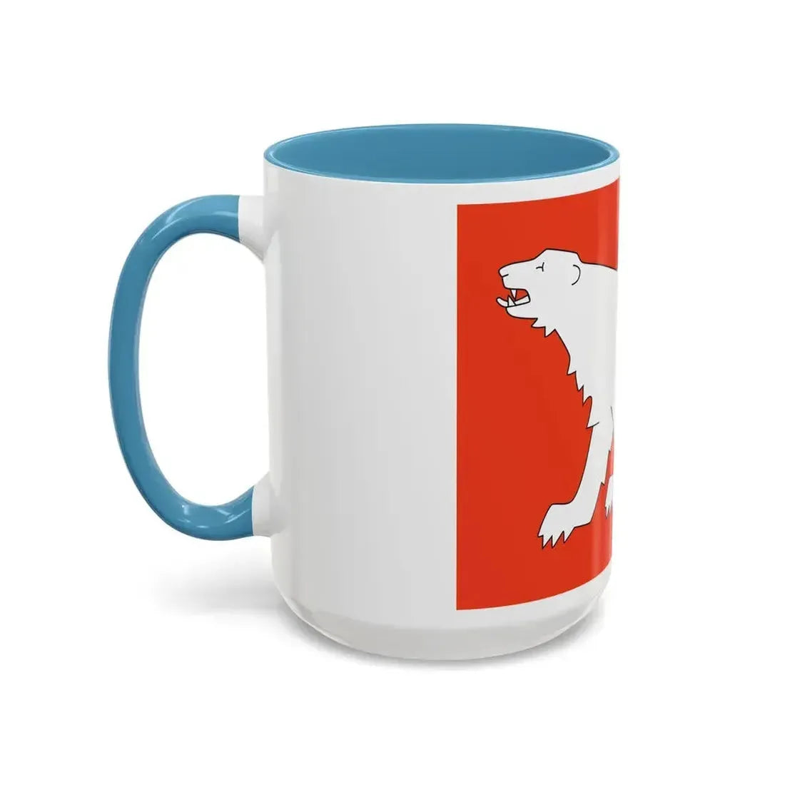Flag of Hammerfest Troms og Finnmark Norway - Accent Coffee Mug - Go Mug Yourself