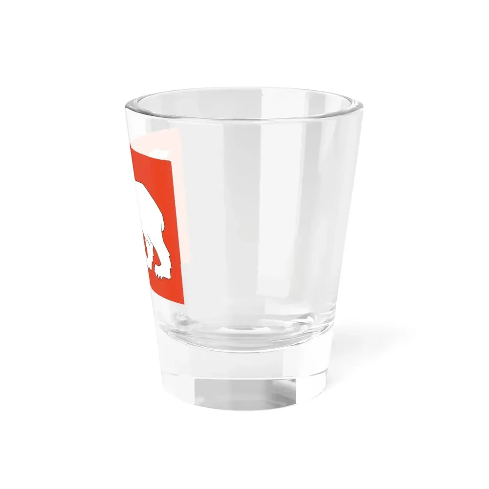 Flag of Hammerfest Troms og Finnmark Norway - Shot Glass 1.5oz - Go Mug Yourself