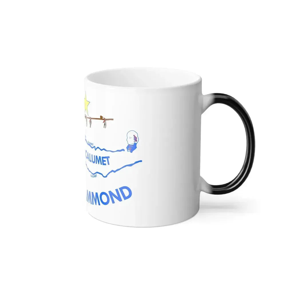 Flag of Hammond, IN - Color Changing Coffee Mug - Go Mug Yourself