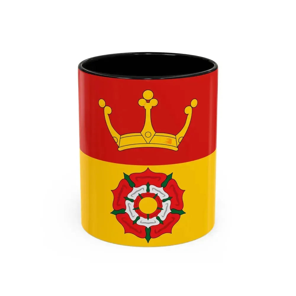 Flag of Hampshire UK - Accent Coffee Mug 11oz Black - Go Mug Yourself