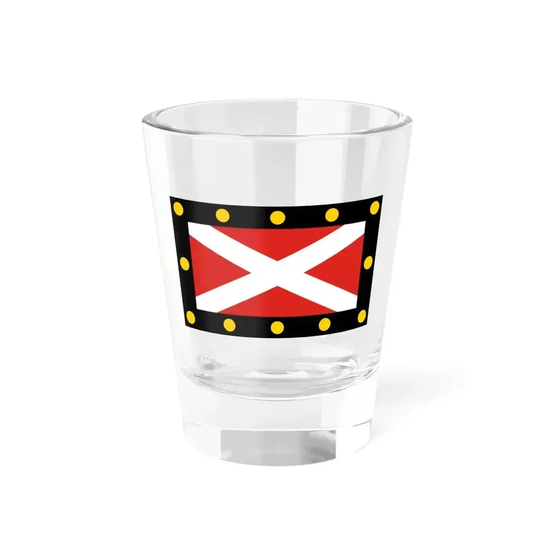 Flag of Hampton Poyle UK - Shot Glass 1.5oz 1.5oz - Go Mug Yourself