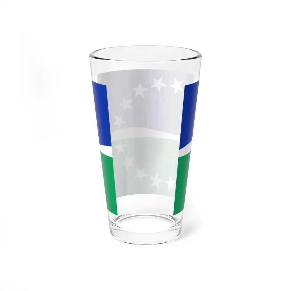 Flag of Hampton Roads, Virginia - Pint Glass 16oz - Go Mug Yourself