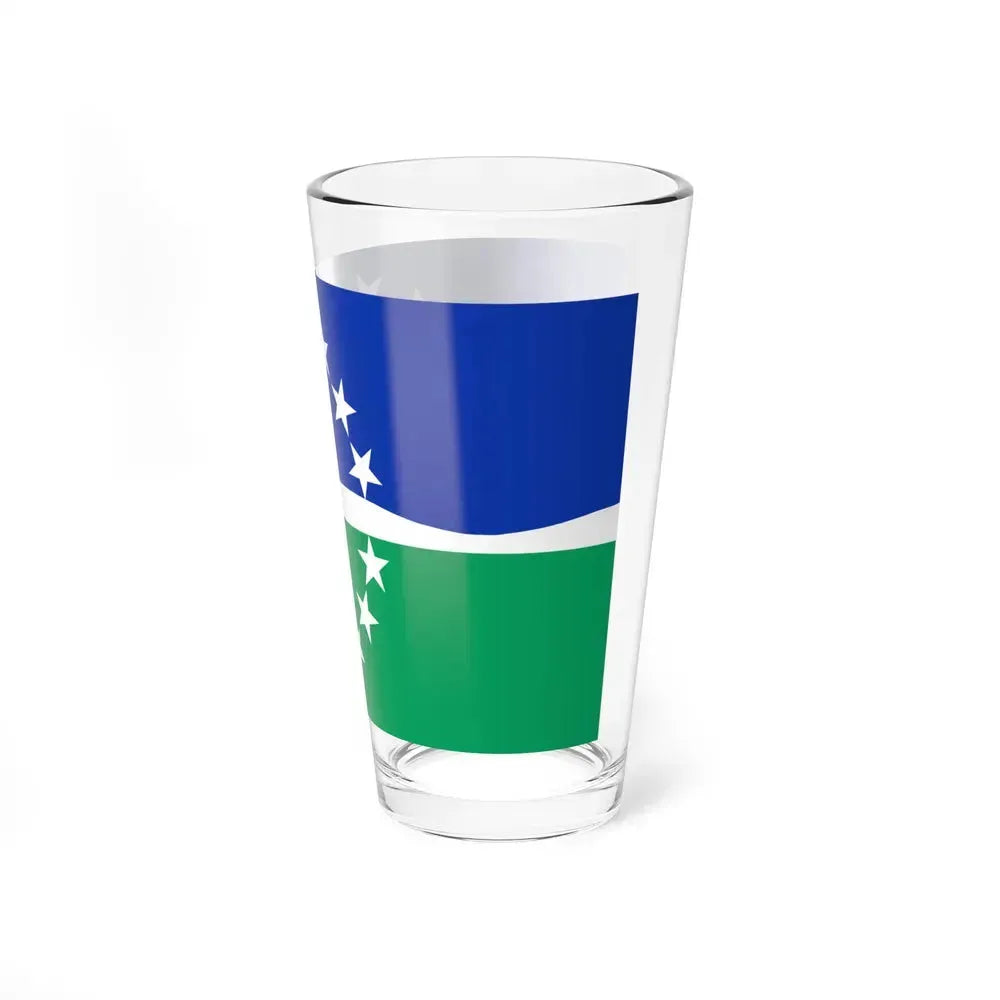 Flag of Hampton Roads, Virginia - Pint Glass 16oz - Go Mug Yourself