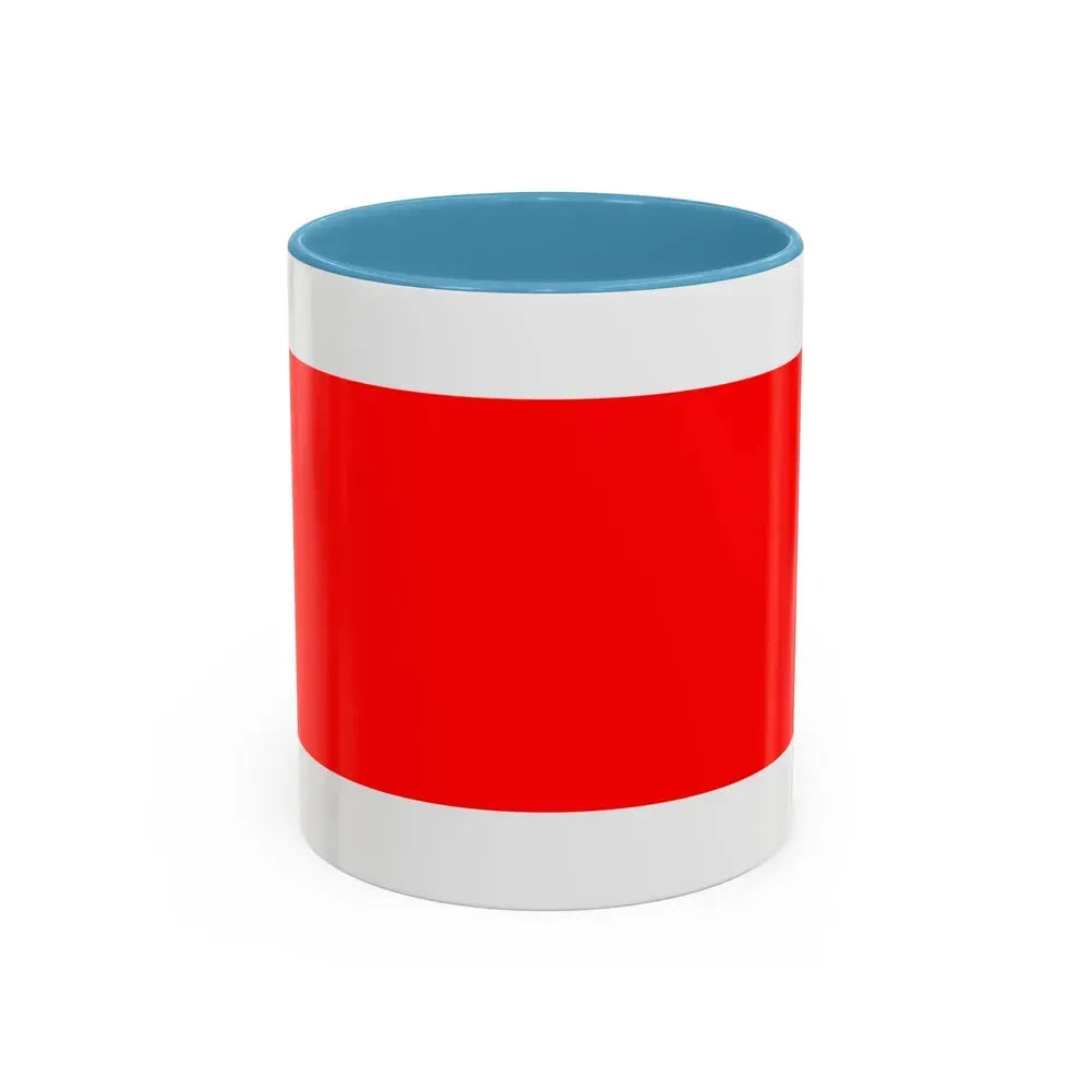 Flag of Hamrun Malta - Accent Coffee Mug 11oz Light Blue - Go Mug Yourself