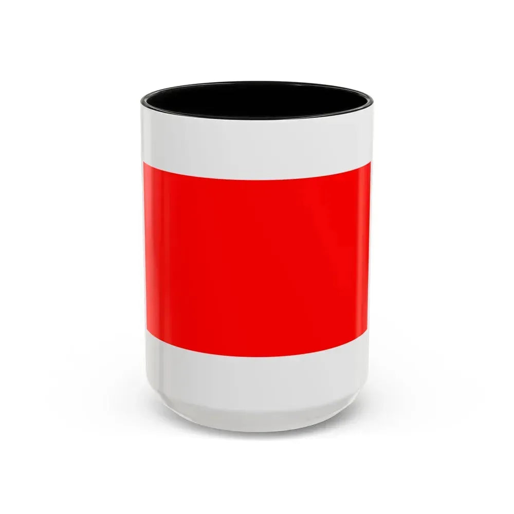 Flag of Hamrun Malta - Accent Coffee Mug 15oz Black - Go Mug Yourself
