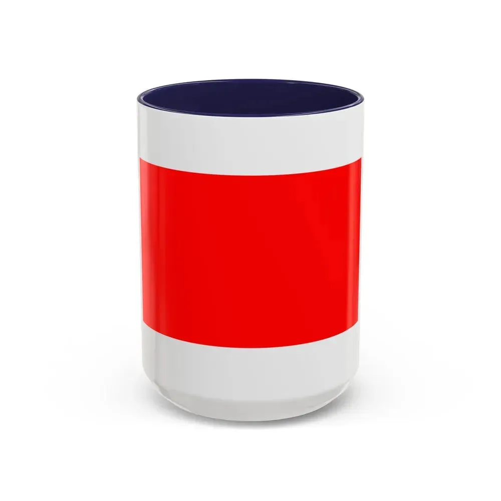 Flag of Hamrun Malta - Accent Coffee Mug 15oz Navy - Go Mug Yourself