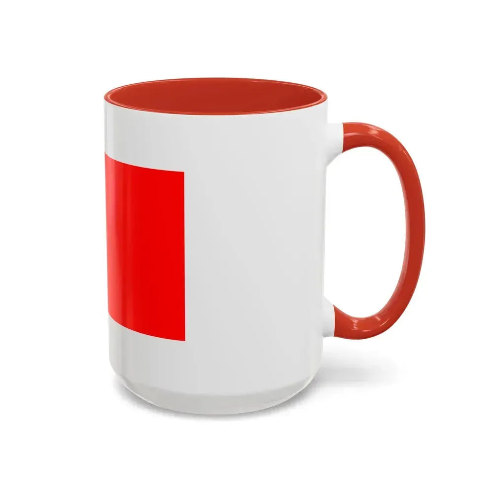Flag of Hamrun Malta - Accent Coffee Mug - Go Mug Yourself
