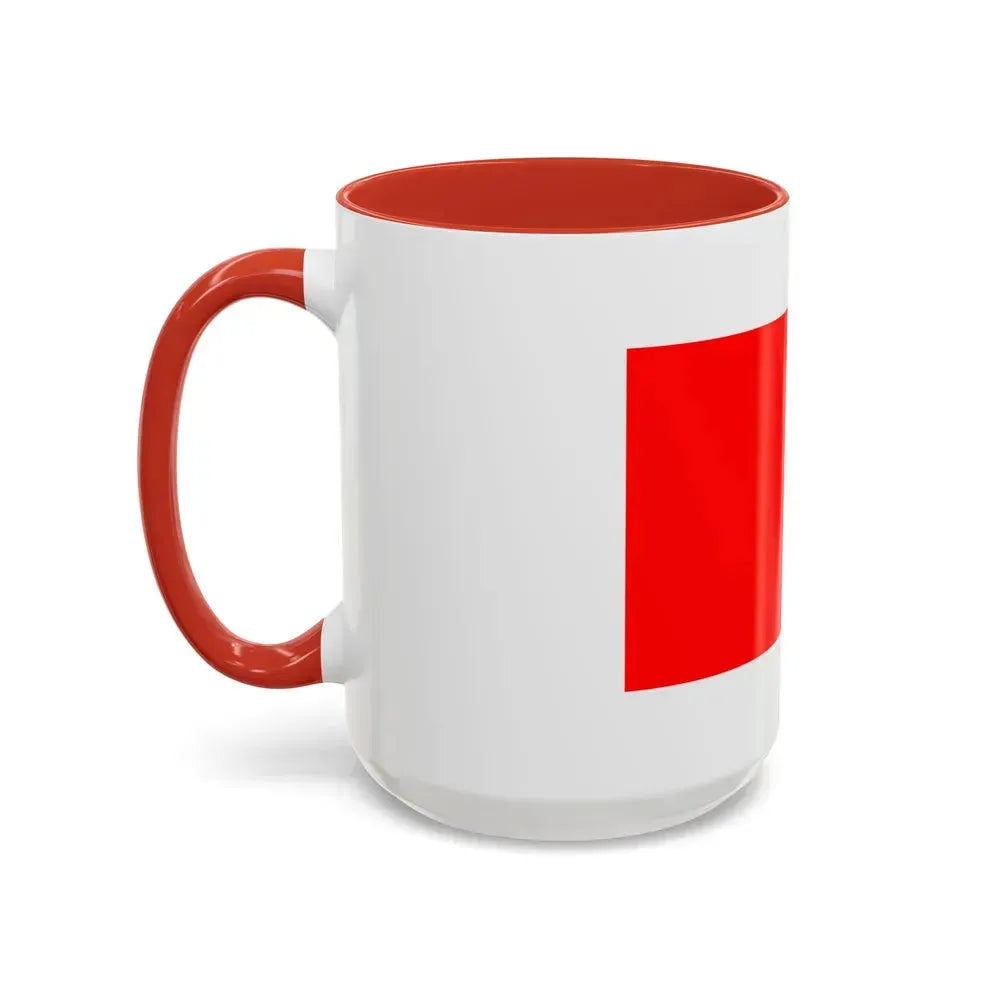 Flag of Hamrun Malta - Accent Coffee Mug - Go Mug Yourself