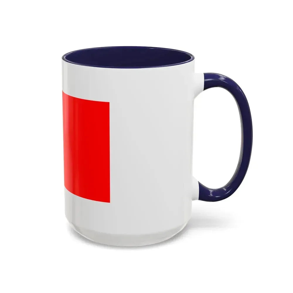 Flag of Hamrun Malta - Accent Coffee Mug - Go Mug Yourself