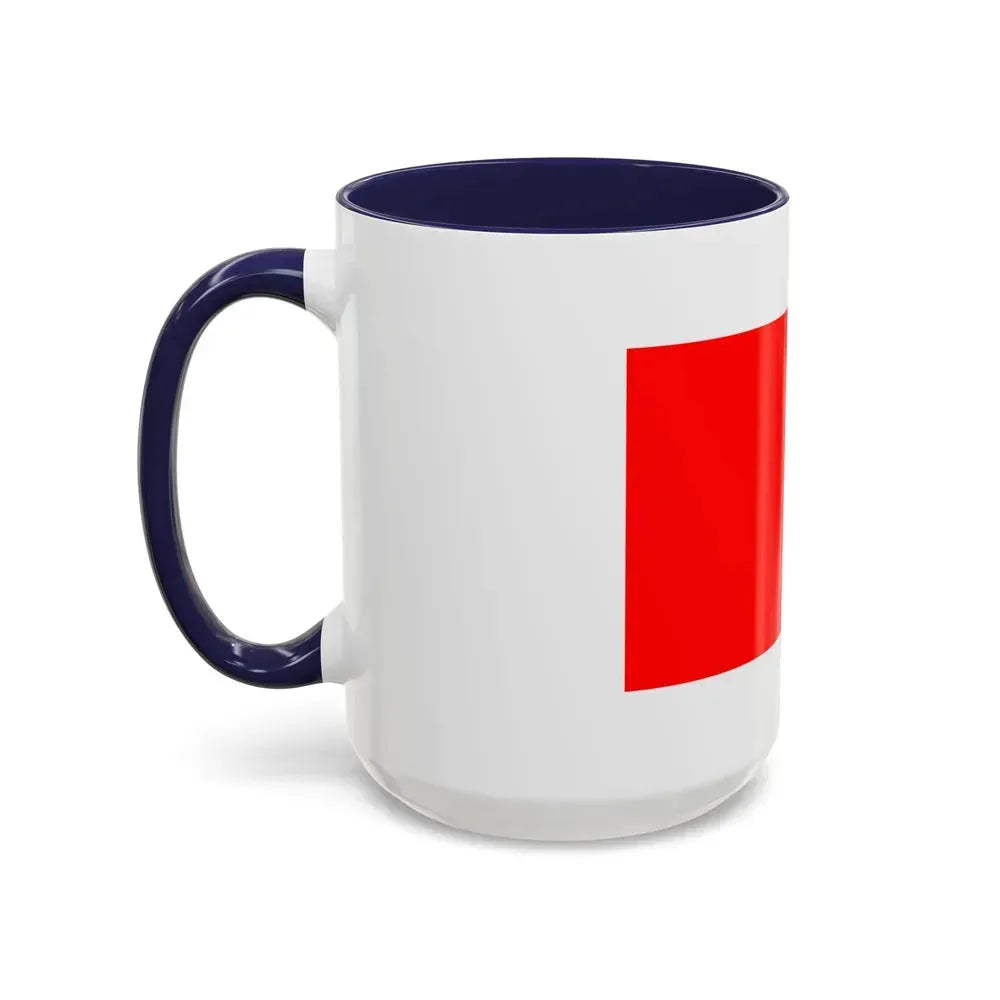 Flag of Hamrun Malta - Accent Coffee Mug - Go Mug Yourself