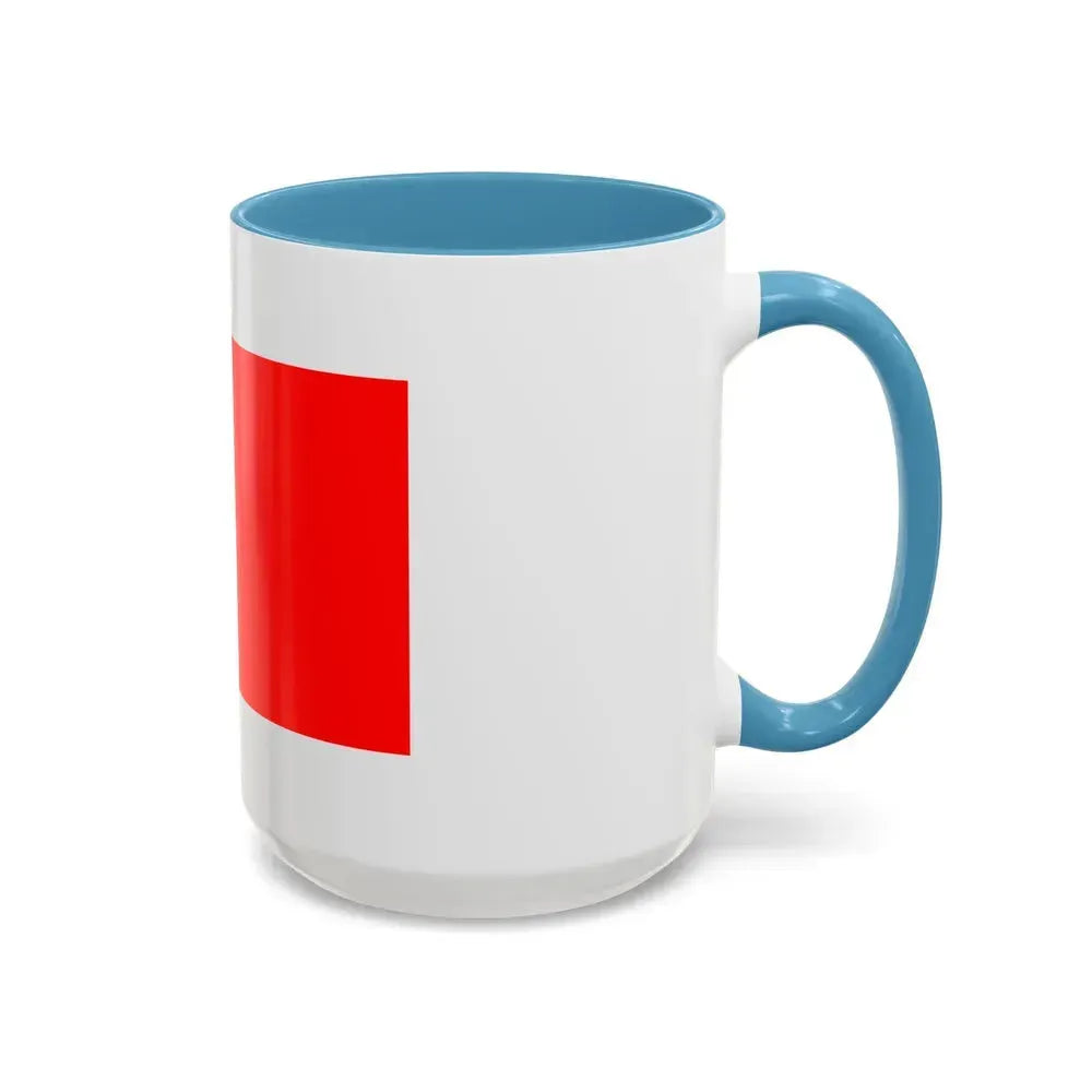 Flag of Hamrun Malta - Accent Coffee Mug - Go Mug Yourself