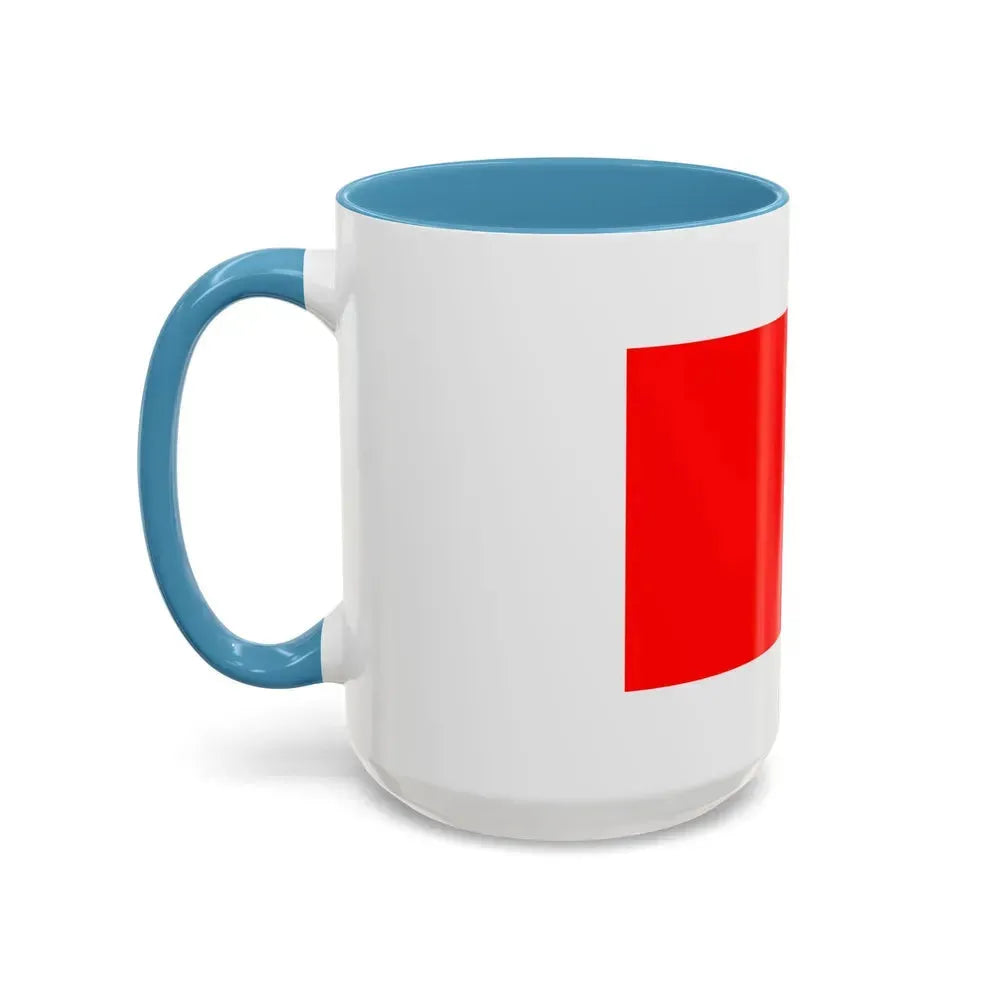 Flag of Hamrun Malta - Accent Coffee Mug - Go Mug Yourself