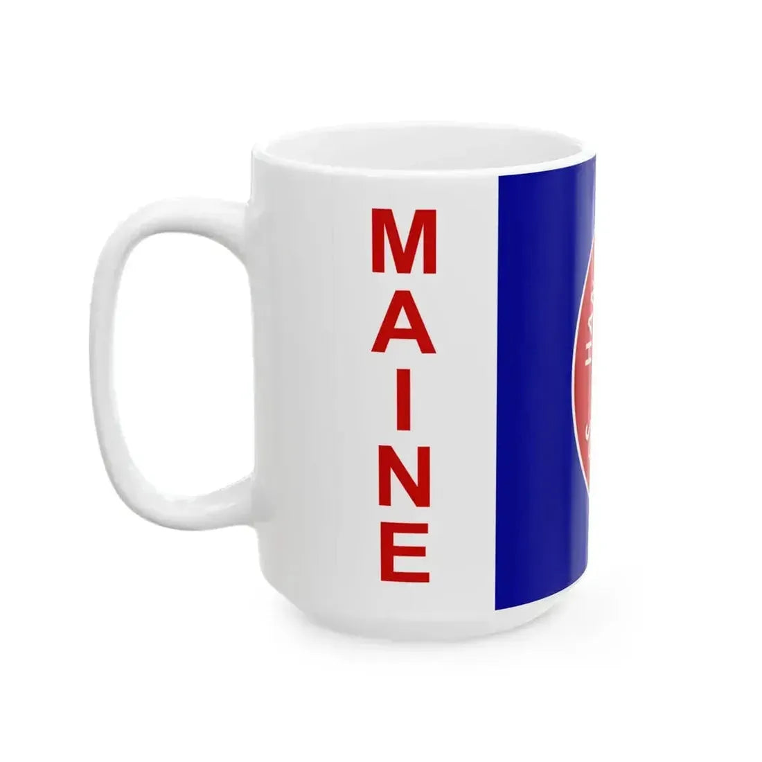 Flag of Hancock County Maine (United States) White Coffee Mug - Go Mug Yourself