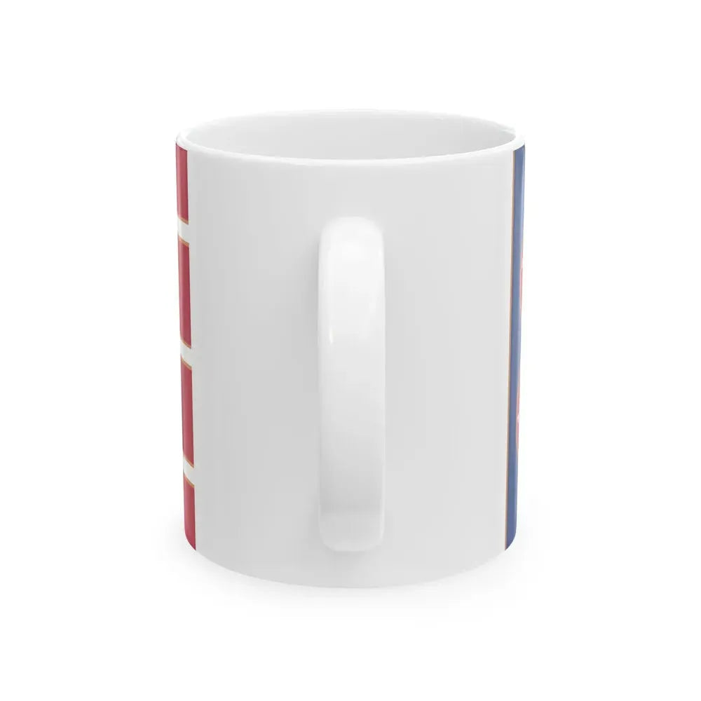 Flag of Hancock County Ohio (United States) White Coffee Mug - Go Mug Yourself