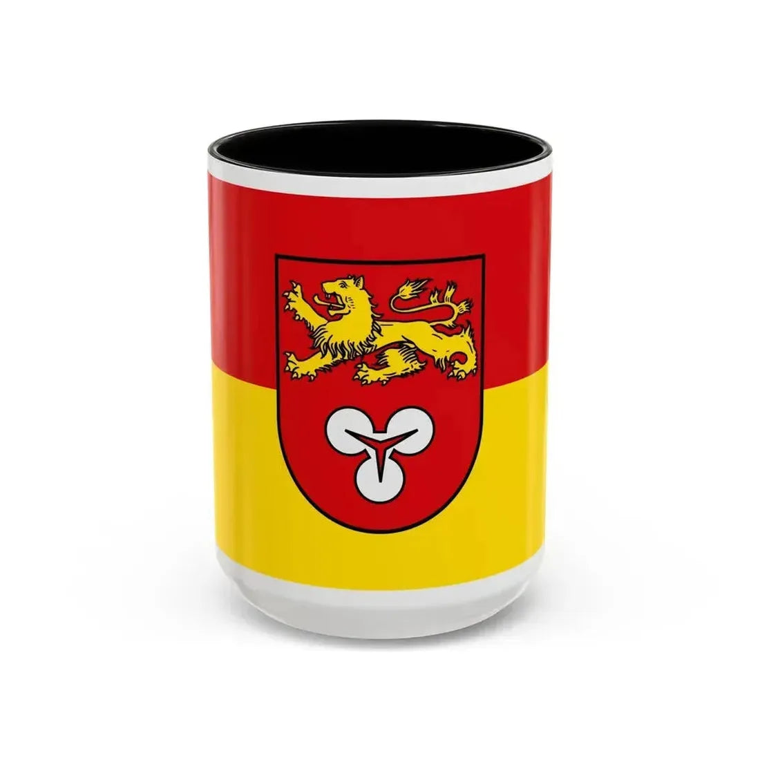 Flag of Hannover Germany - Accent Coffee Mug 15oz Black - Go Mug Yourself