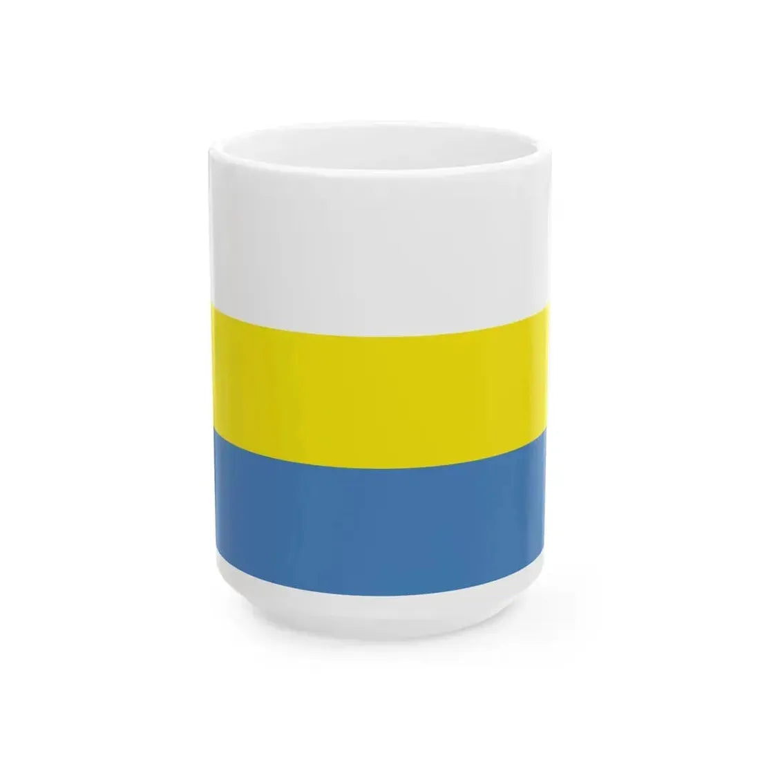 Flag of Haradzieja (Belarus) White Coffee Mug 15oz - Go Mug Yourself