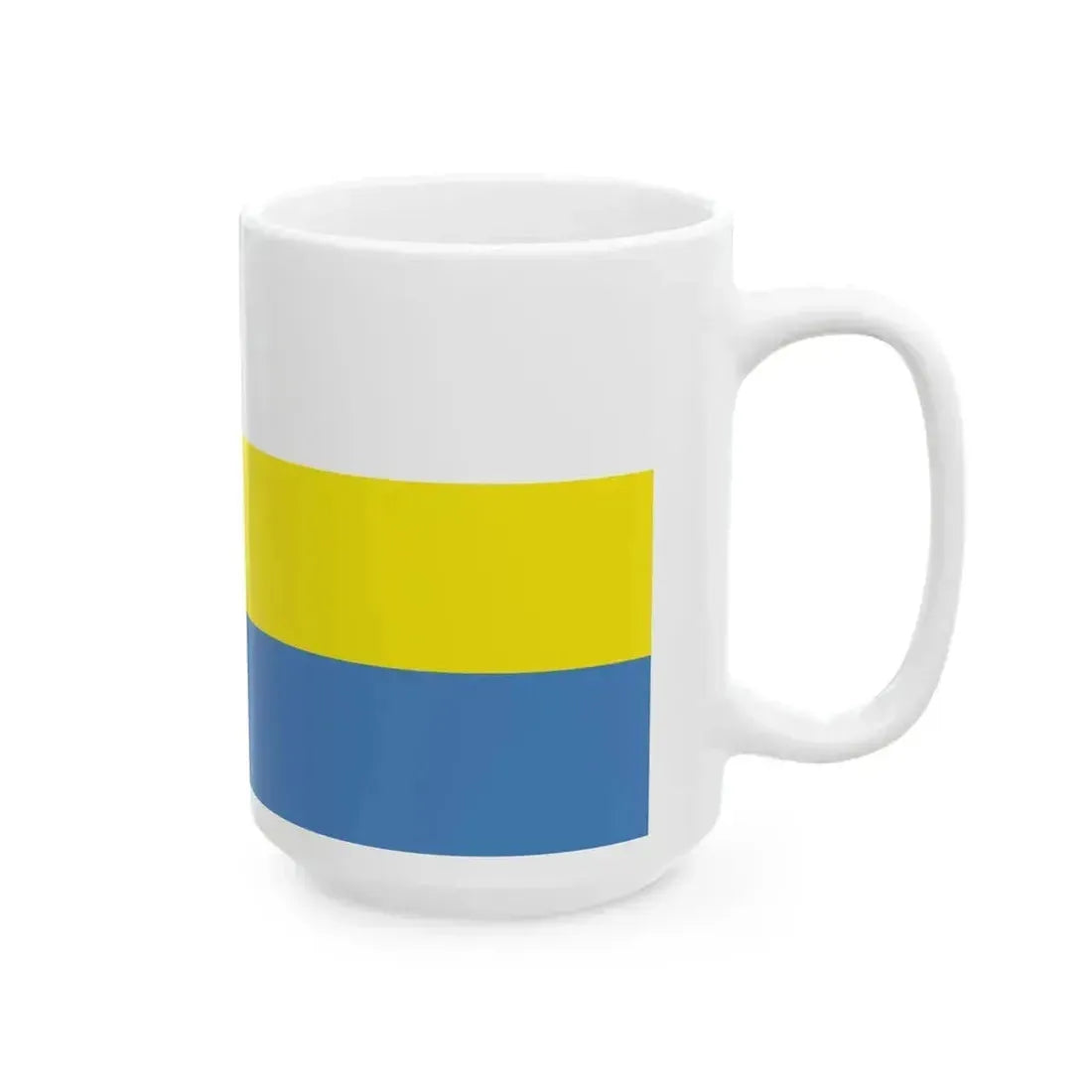 Flag of Haradzieja (Belarus) White Coffee Mug - Go Mug Yourself