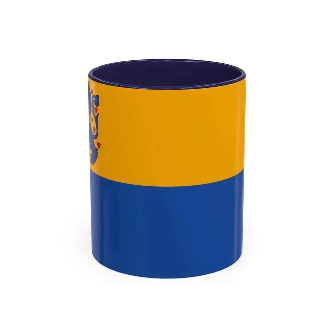 Flag of Harburg Germany - Accent Coffee Mug 11oz Navy - Go Mug Yourself
