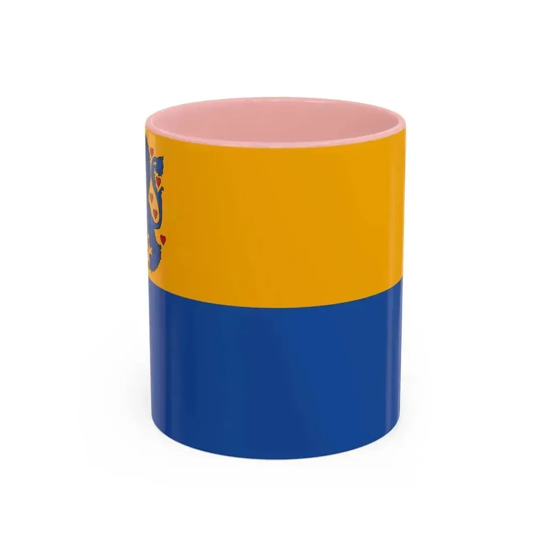 Flag of Harburg Germany - Accent Coffee Mug 11oz Pink - Go Mug Yourself