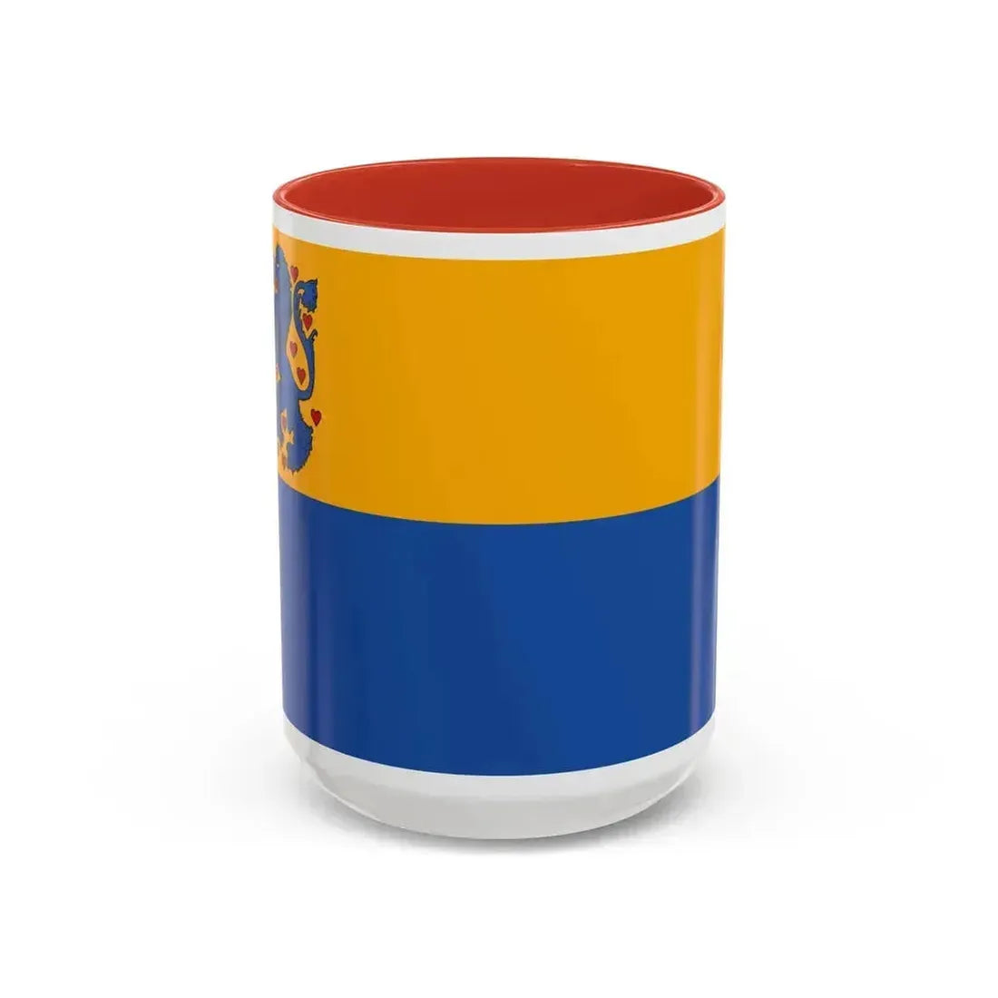 Flag of Harburg Germany - Accent Coffee Mug 15oz Red - Go Mug Yourself