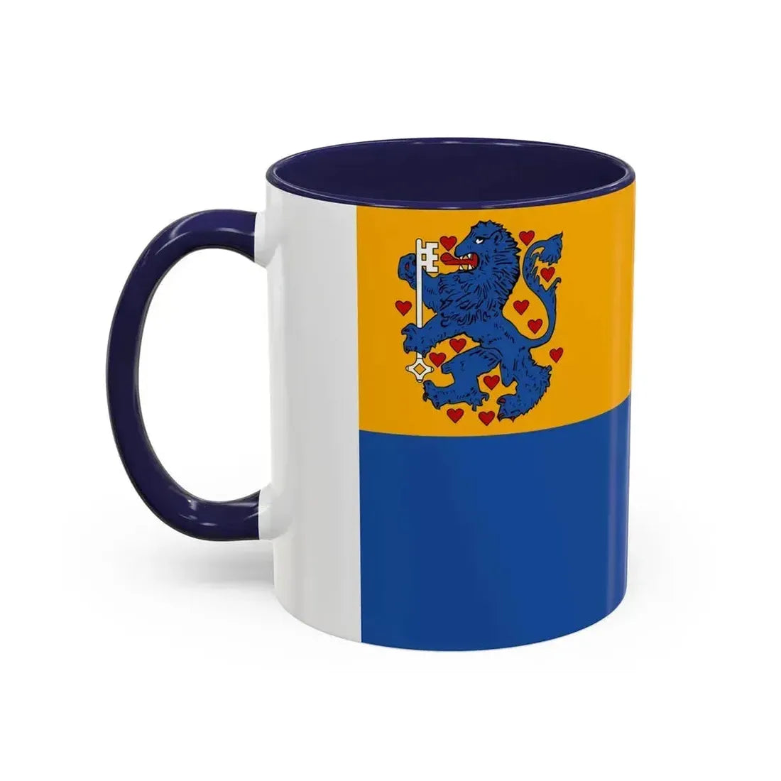Flag of Harburg Germany - Accent Coffee Mug - Go Mug Yourself