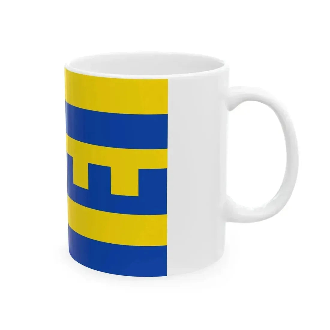 Flag of Harderwijk (Netherlands) White Coffee Mug - Go Mug Yourself