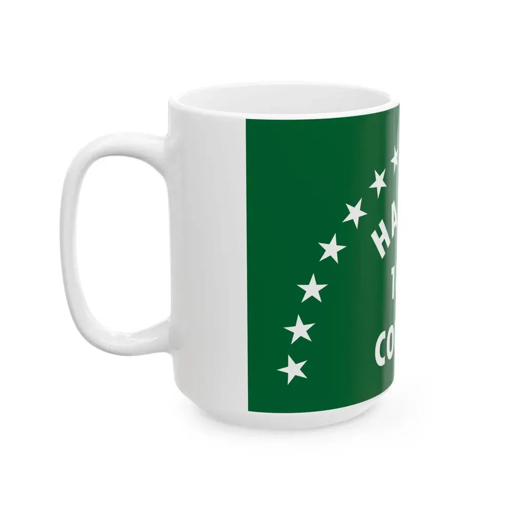 Flag of Hardin County Ohio (United States) White Coffee Mug - Go Mug Yourself
