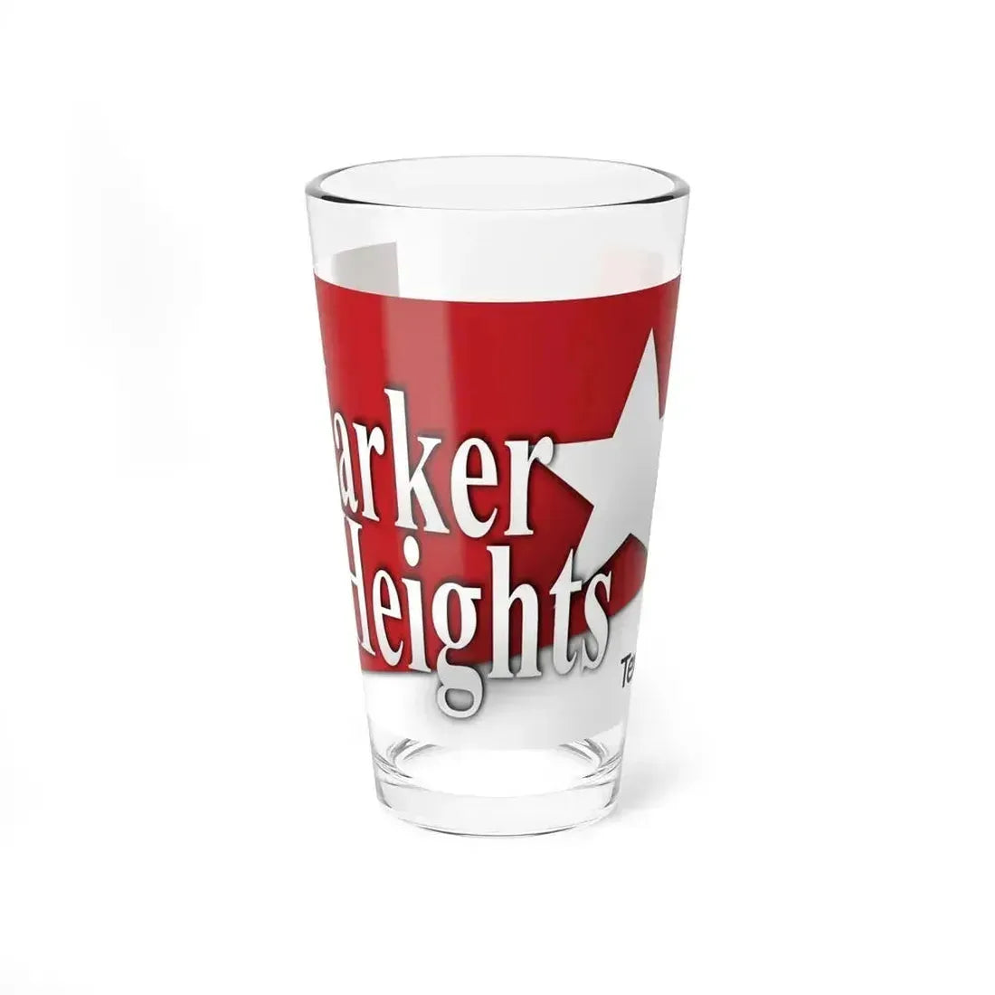 Flag of Harker Heights, Texas - Pint Glass 16oz 16oz - Go Mug Yourself