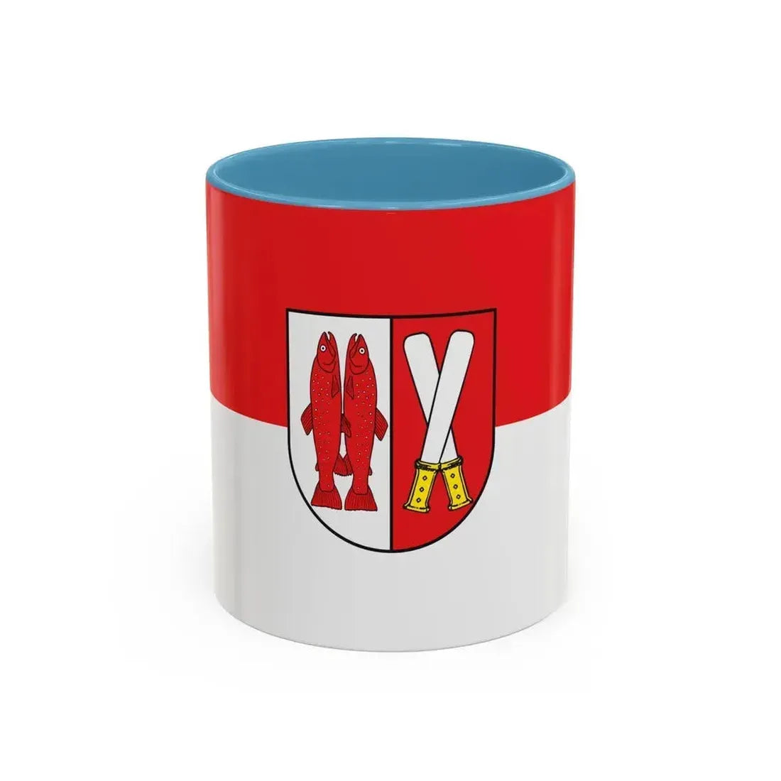 Flag of Harz Germany - Accent Coffee Mug 11oz Light Blue - Go Mug Yourself