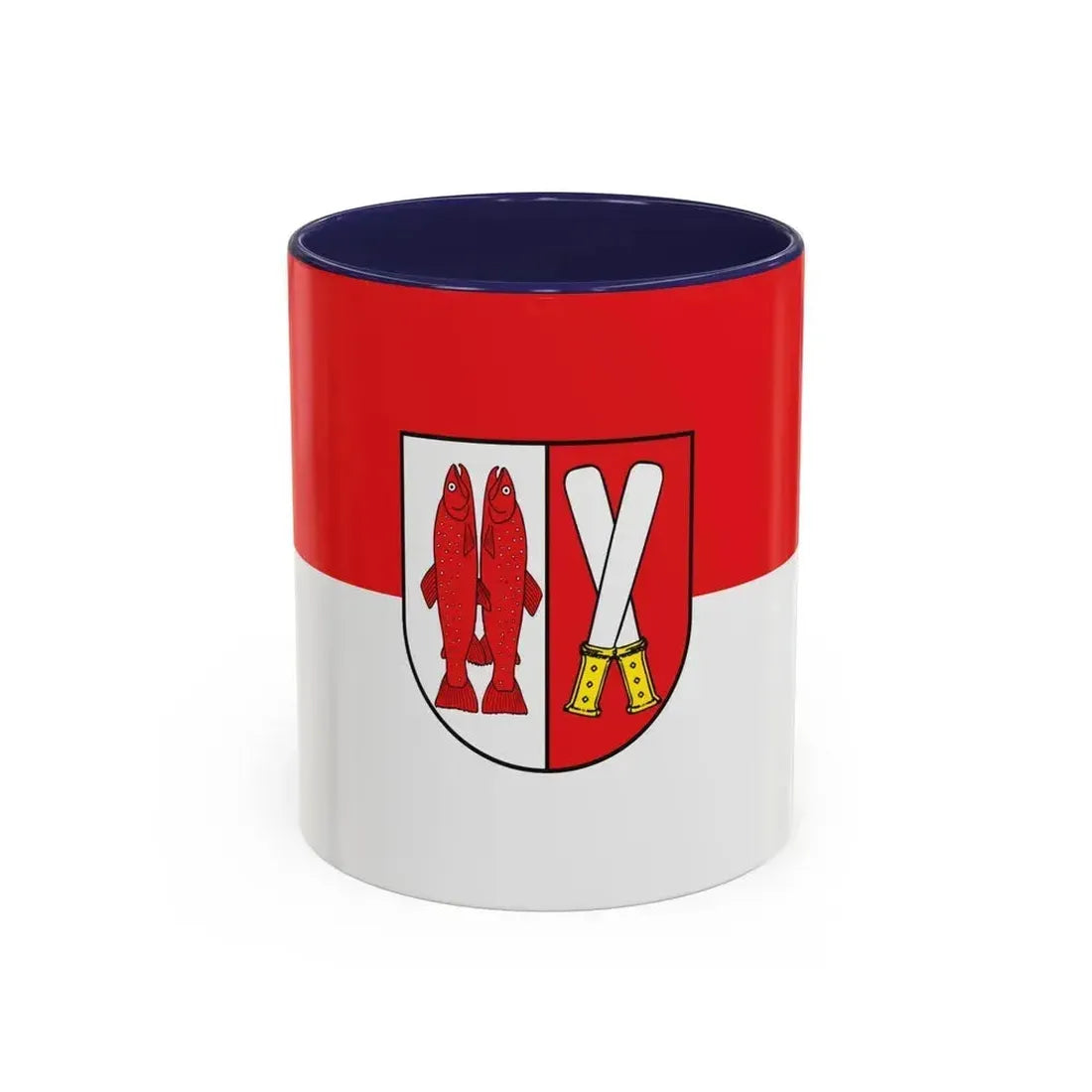 Flag of Harz Germany - Accent Coffee Mug 11oz Navy - Go Mug Yourself