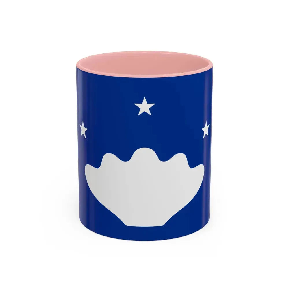 Flag of Hatohobei Palau - Accent Coffee Mug 11oz Pink - Go Mug Yourself