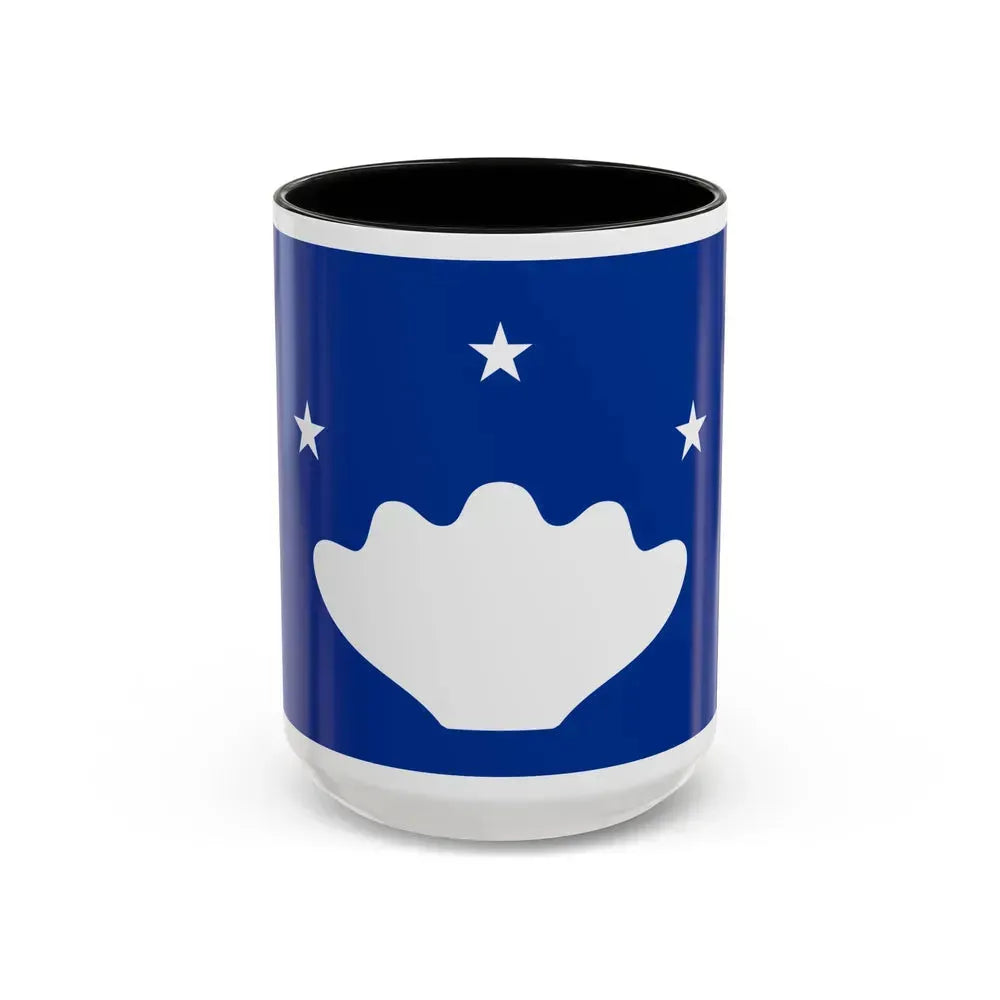 Flag of Hatohobei Palau - Accent Coffee Mug 15oz Black - Go Mug Yourself