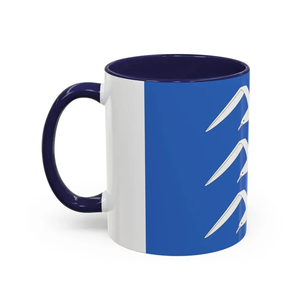 Flag of Haugesund Rogaland Norway - Accent Coffee Mug - Go Mug Yourself