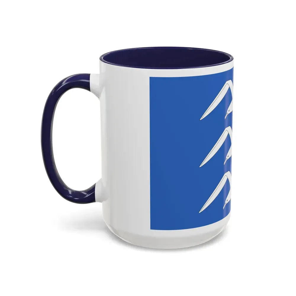 Flag of Haugesund Rogaland Norway - Accent Coffee Mug - Go Mug Yourself