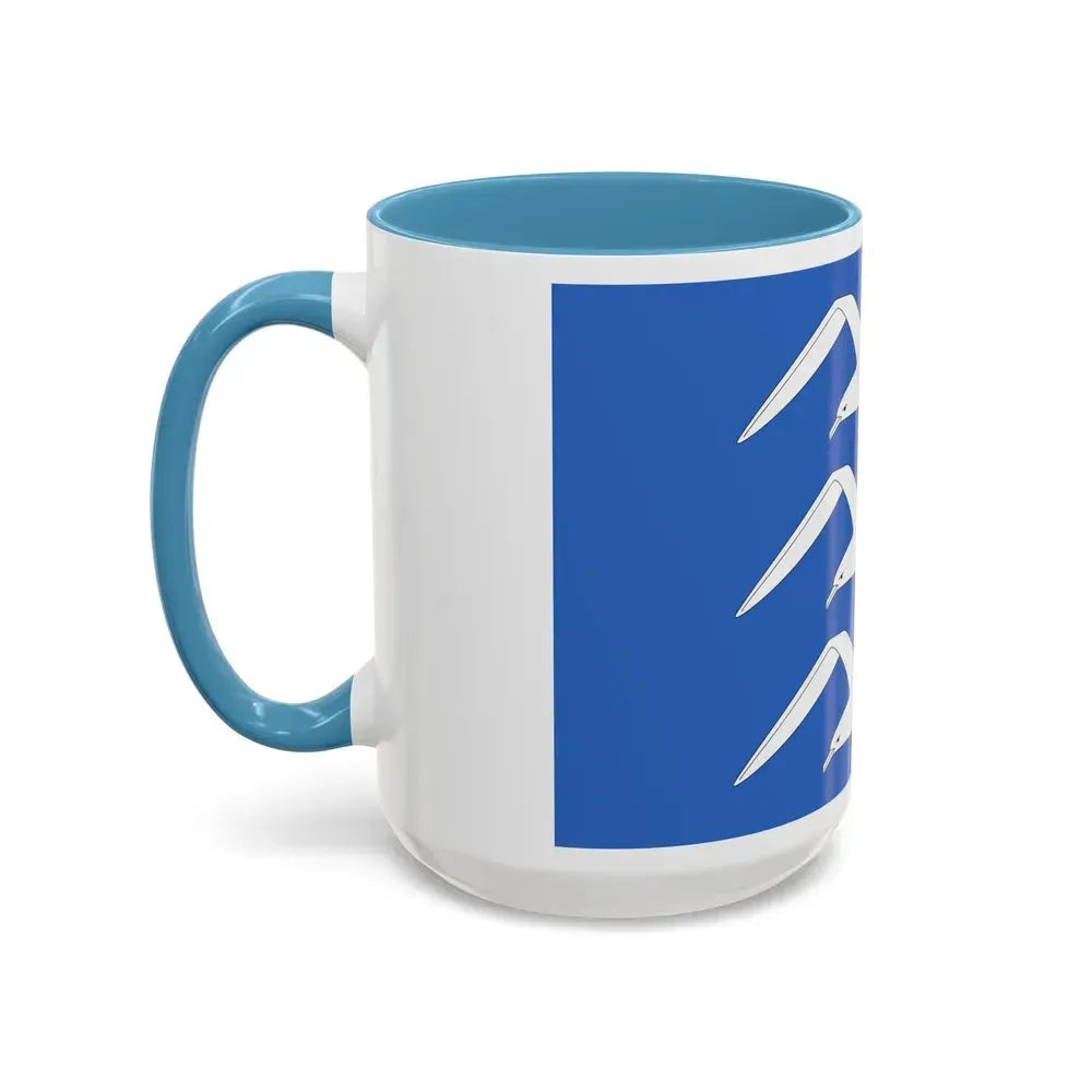 Flag of Haugesund Rogaland Norway - Accent Coffee Mug - Go Mug Yourself