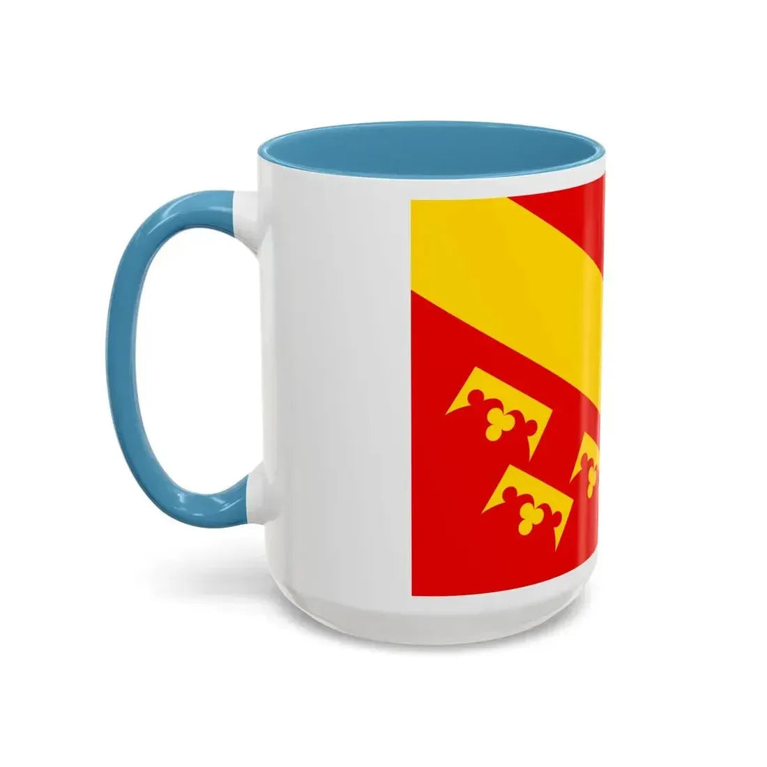 Flag of Haut Rhin France 2 - Accent Coffee Mug - Go Mug Yourself