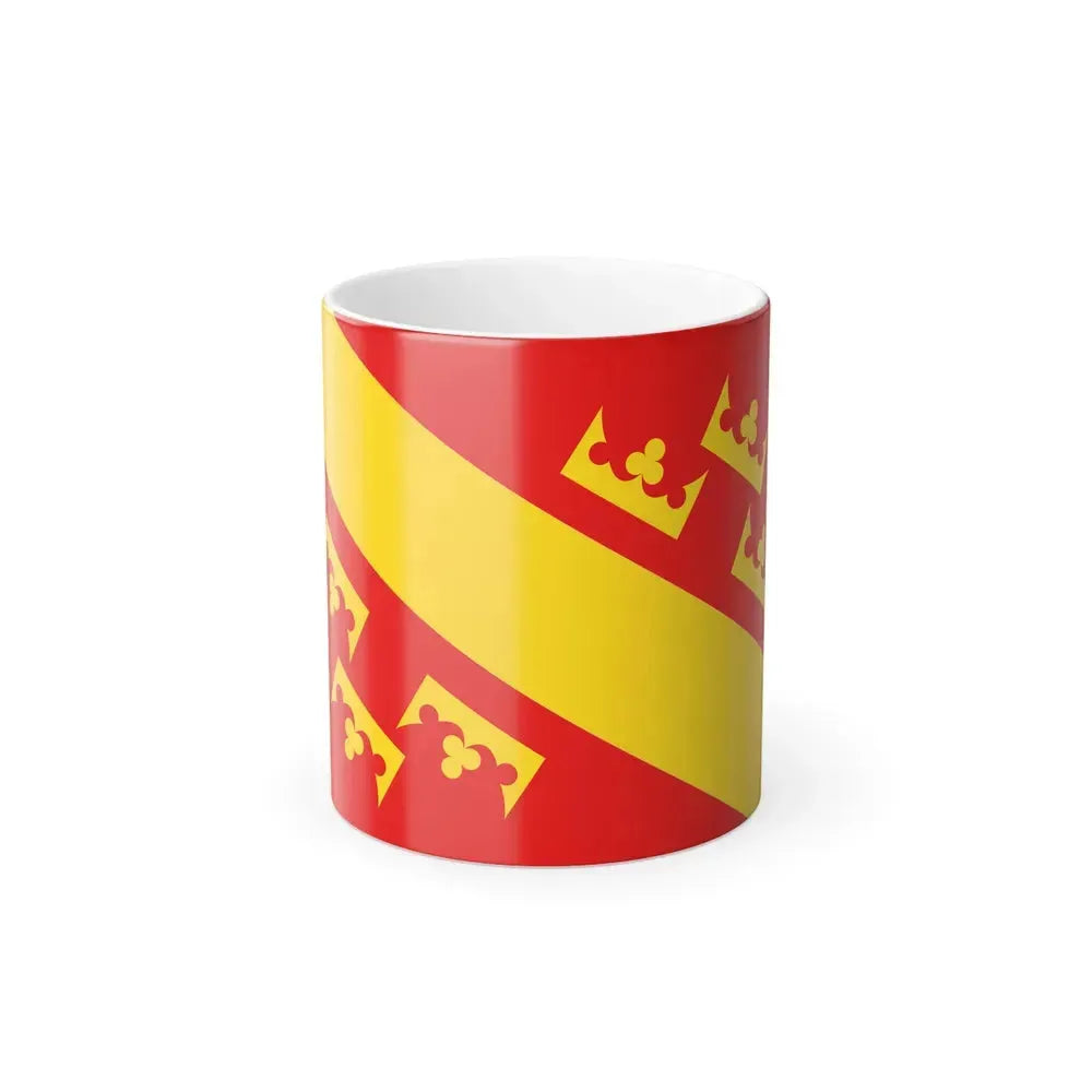 Flag of Haut Rhin France 2 - Color Changing Coffee Mug 11oz - Go Mug Yourself