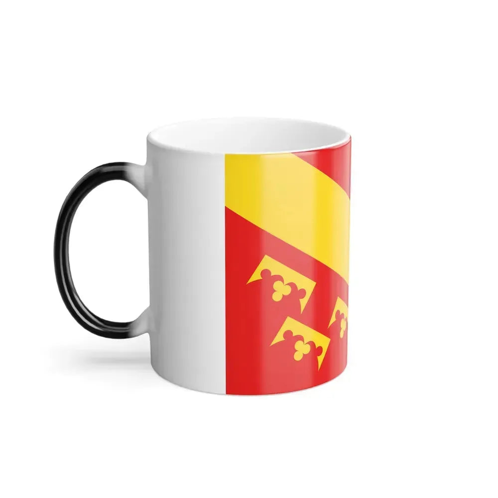 Flag of Haut Rhin France 2 - Color Changing Coffee Mug - Go Mug Yourself